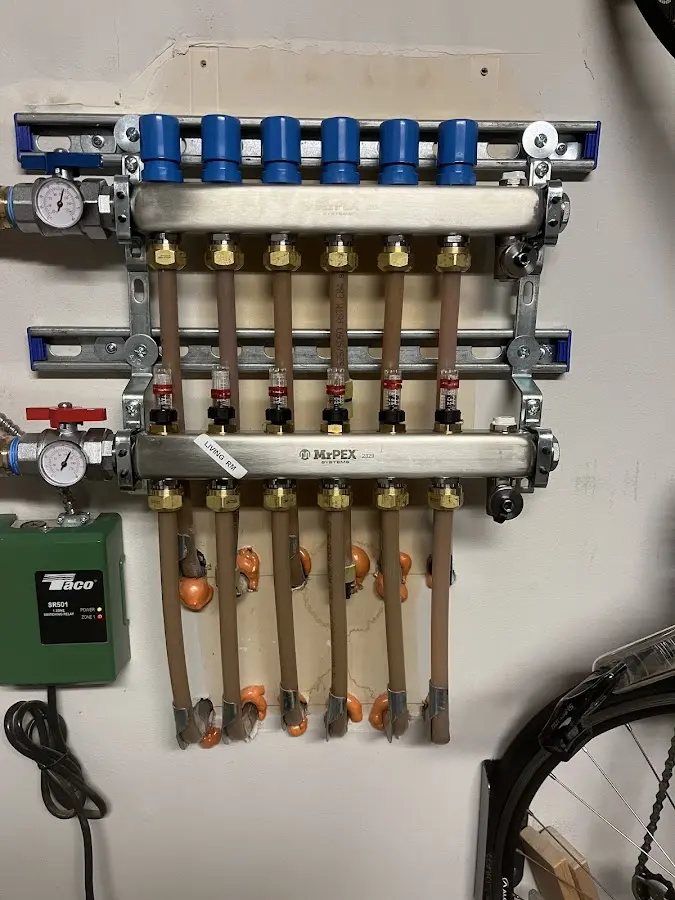 Plumber performing Leak Detection at a residential property in Timber Pines